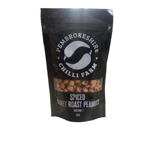 Spiced honey roast peanuts