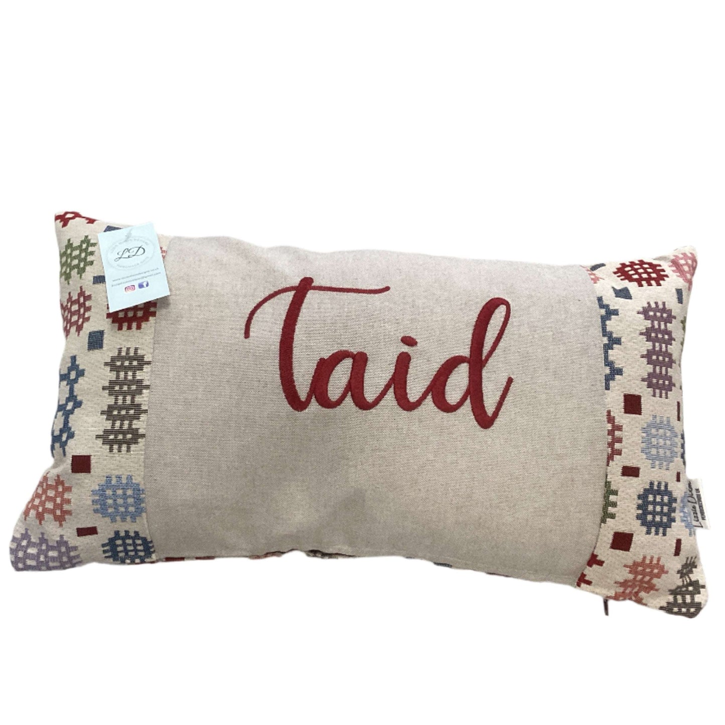 Taid Welsh tapestry design cushion| Gifts of Wales 