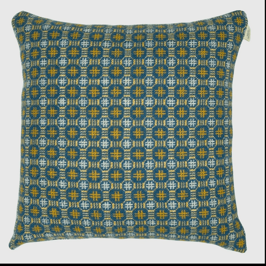 Teils teal cushion 