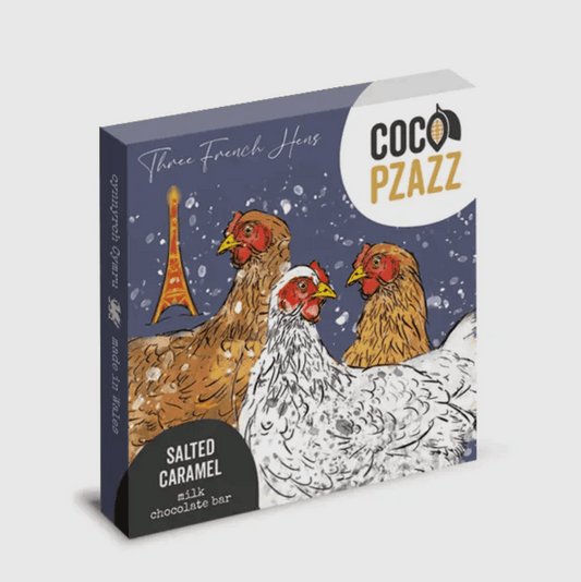 Three french hen salted caramel chocolate