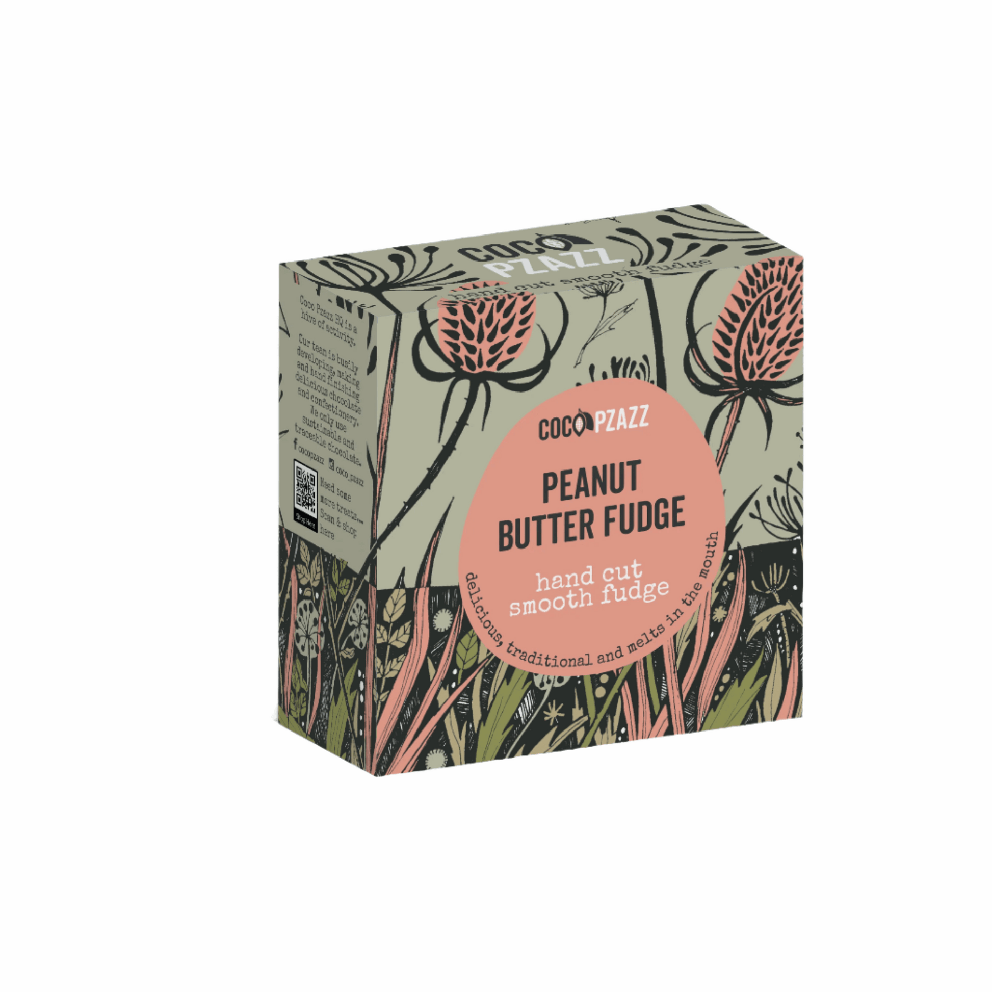 Traditional Hand Cut Peanut Butter Fudge 150g|Gifts of Wales