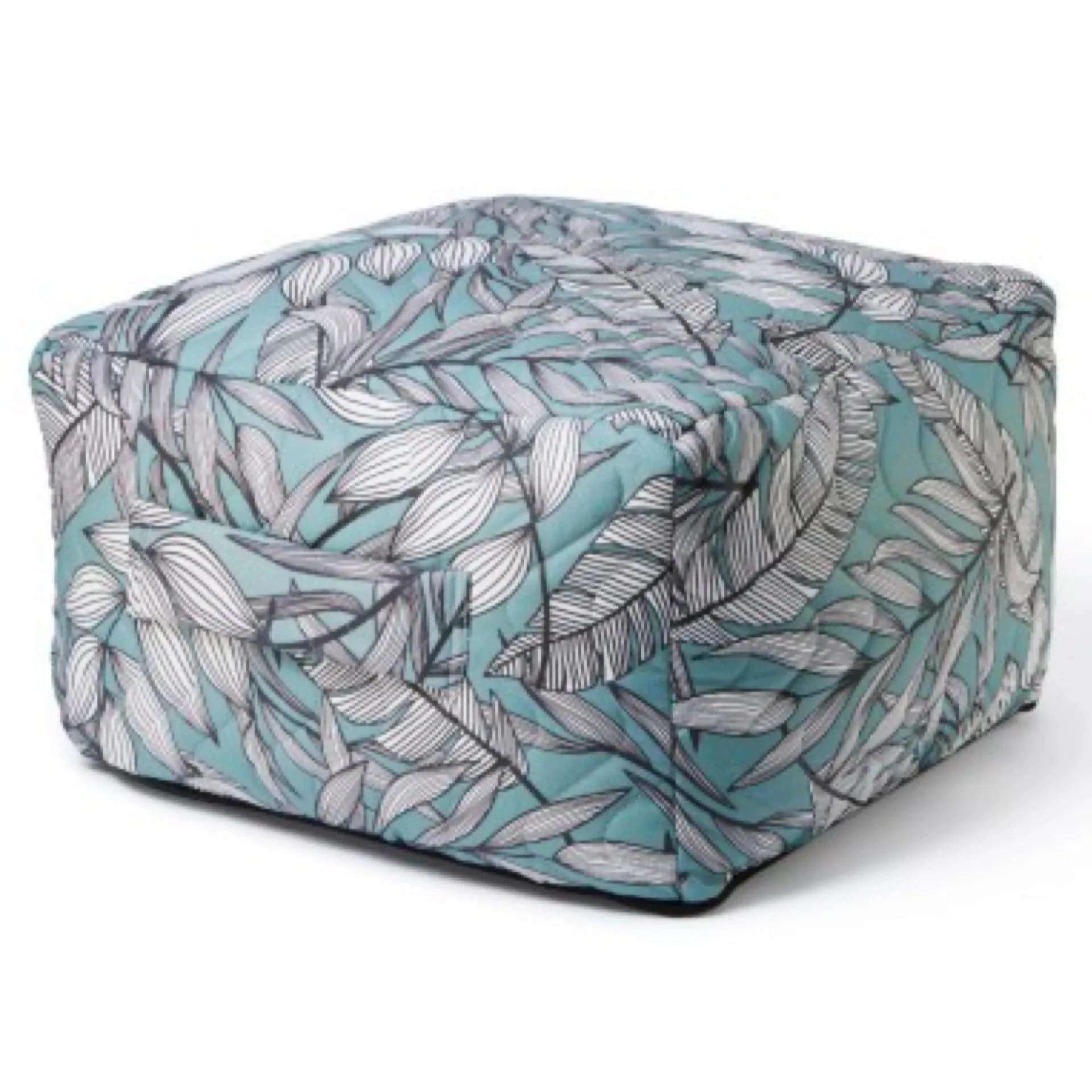 Tropical outdoor pouffe
