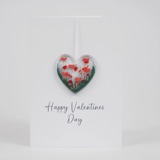 Valentines day decoraton card
