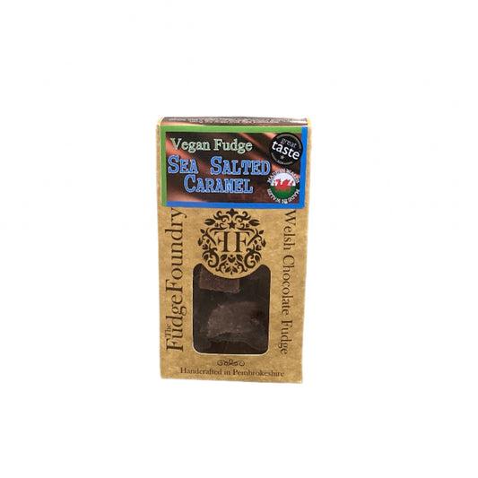 Vegan sea salted caramel fudge | Gifts of Wales
