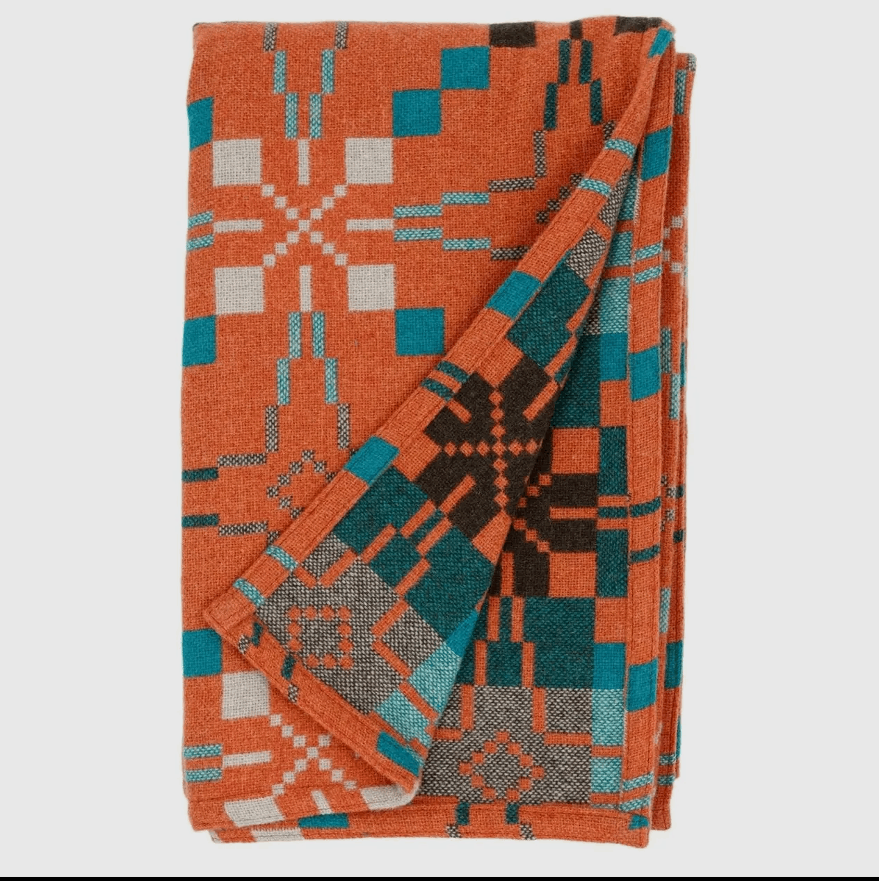 Vintage star copper throw