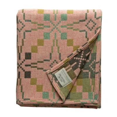 Vintage star blossom throw