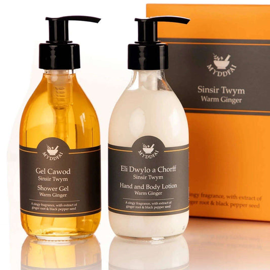 Warm ginger shower set