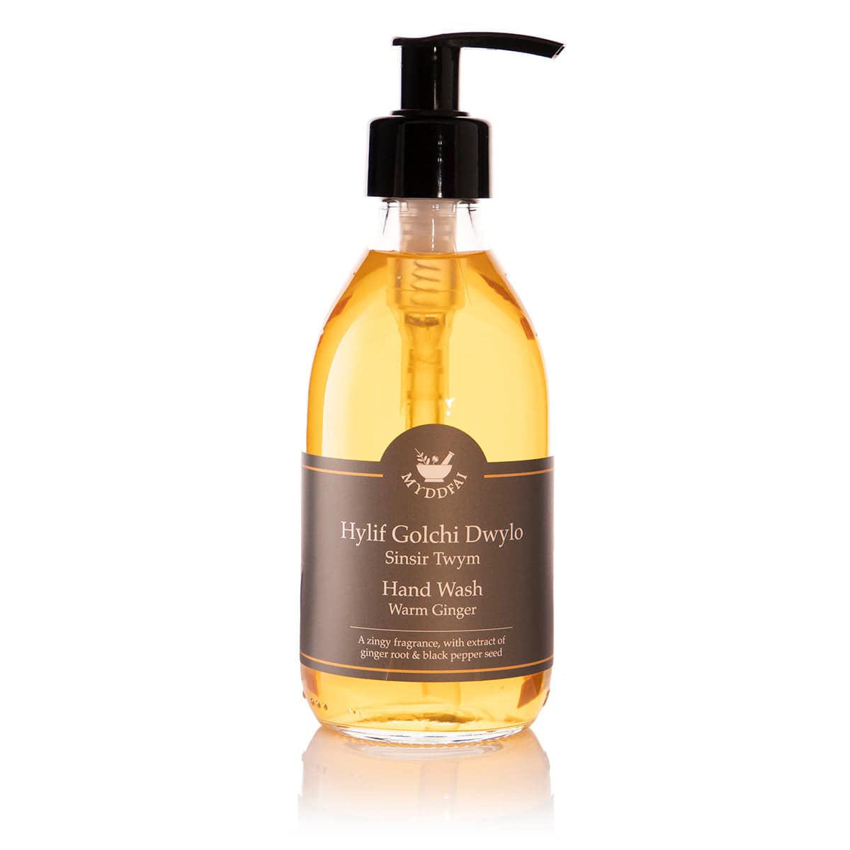 Warm ginger shower gel