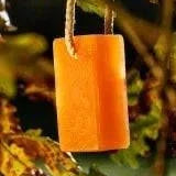 Warm ginger soap on a rope