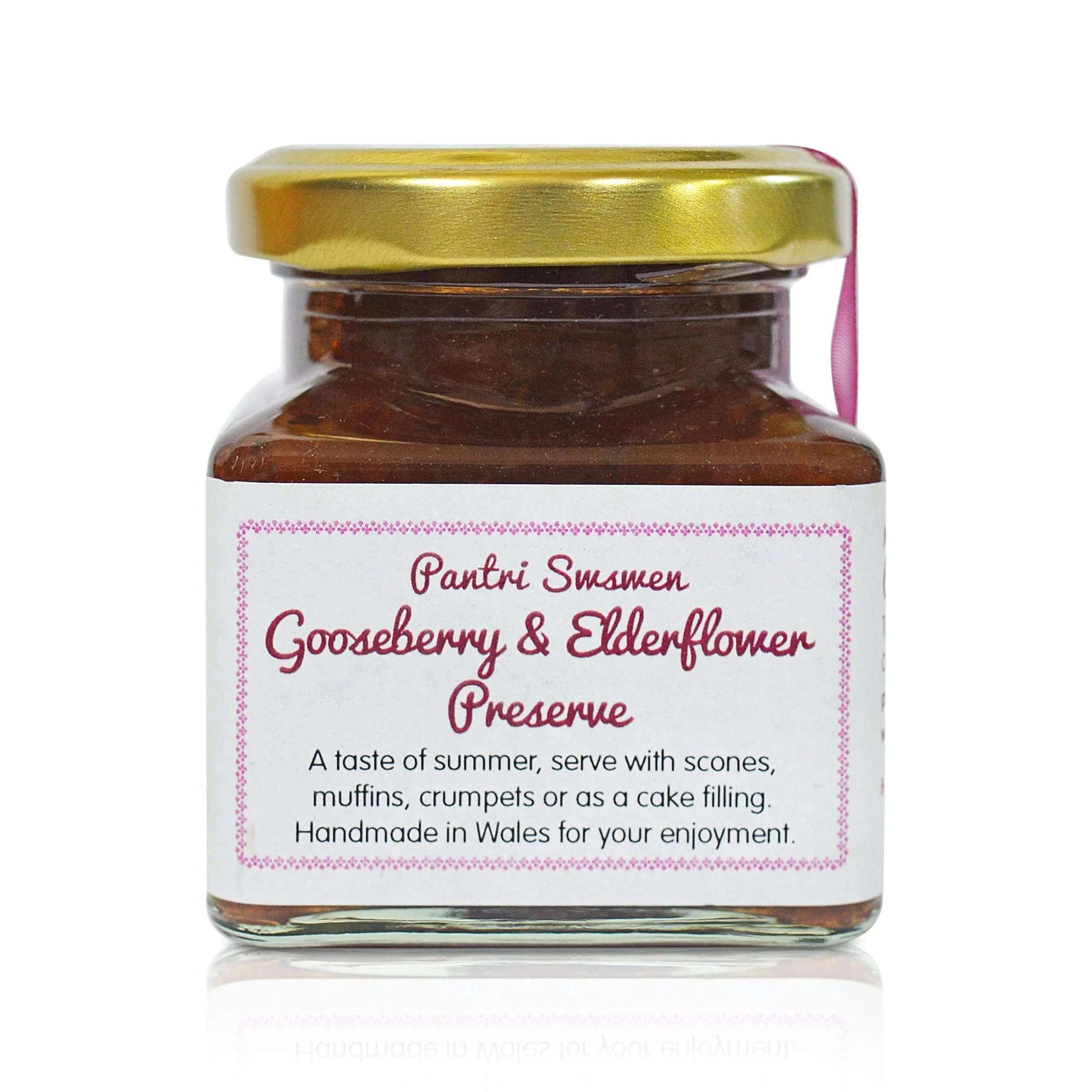 Gooseberry and elderflower preserve