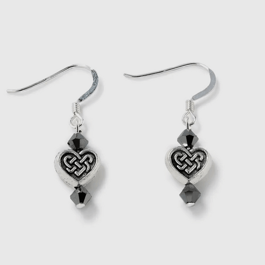 Welsh love-knot earrings