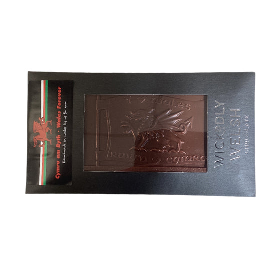 Welsh dragon chocolate bar| Gifts of Wales