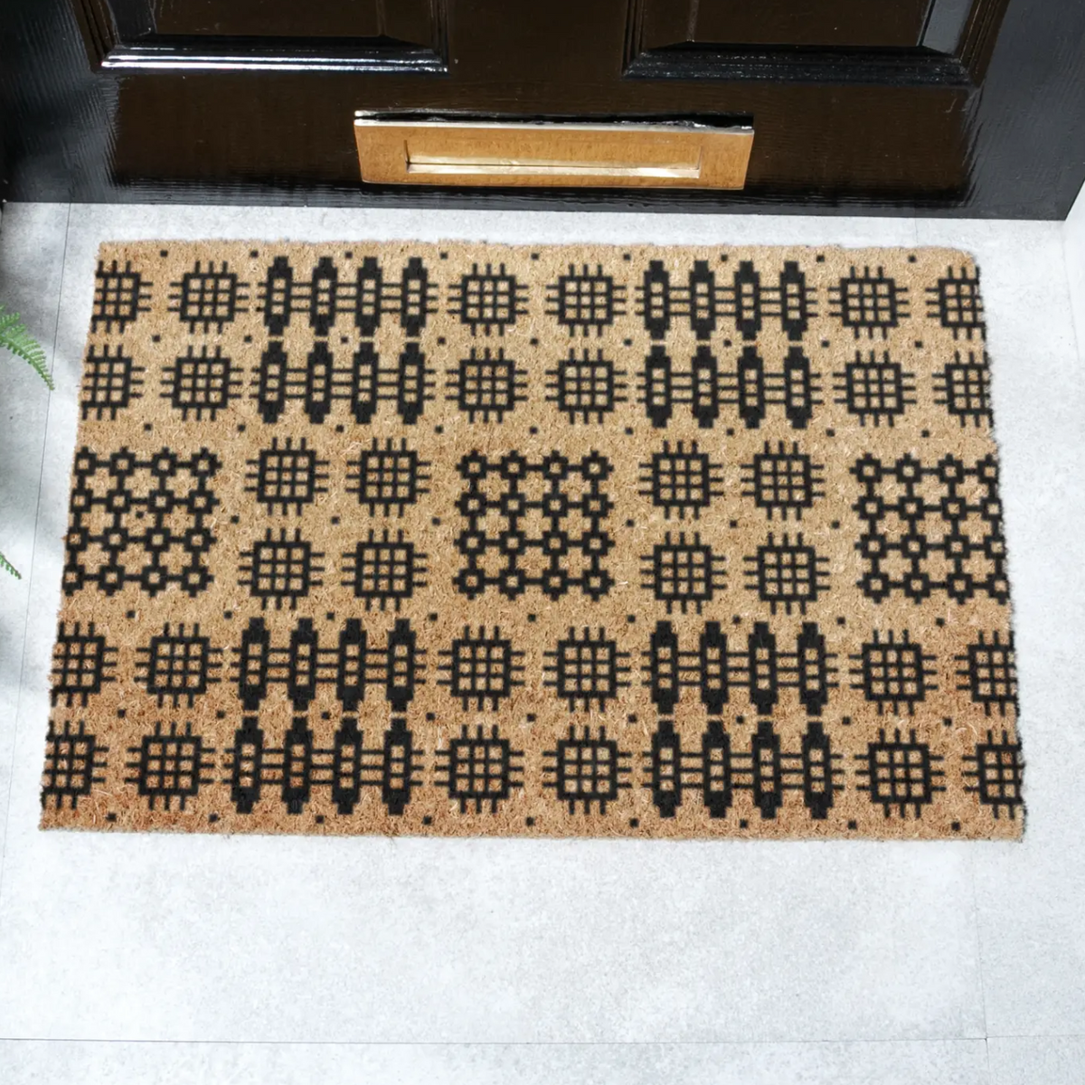 Welsh tapestry design coir mat 