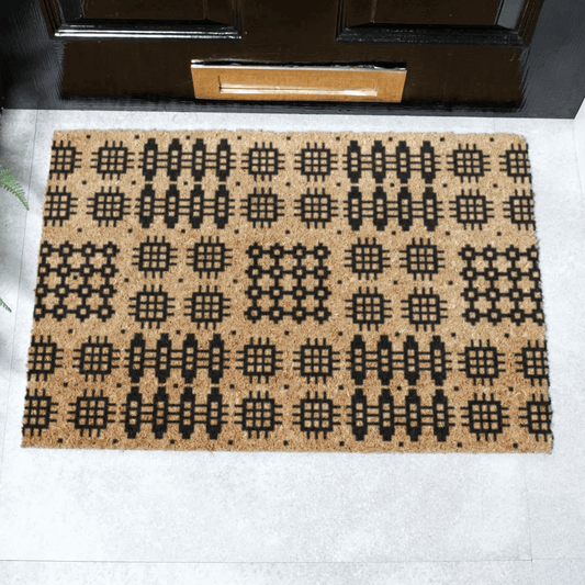 Welsh tapestry design coir mat 