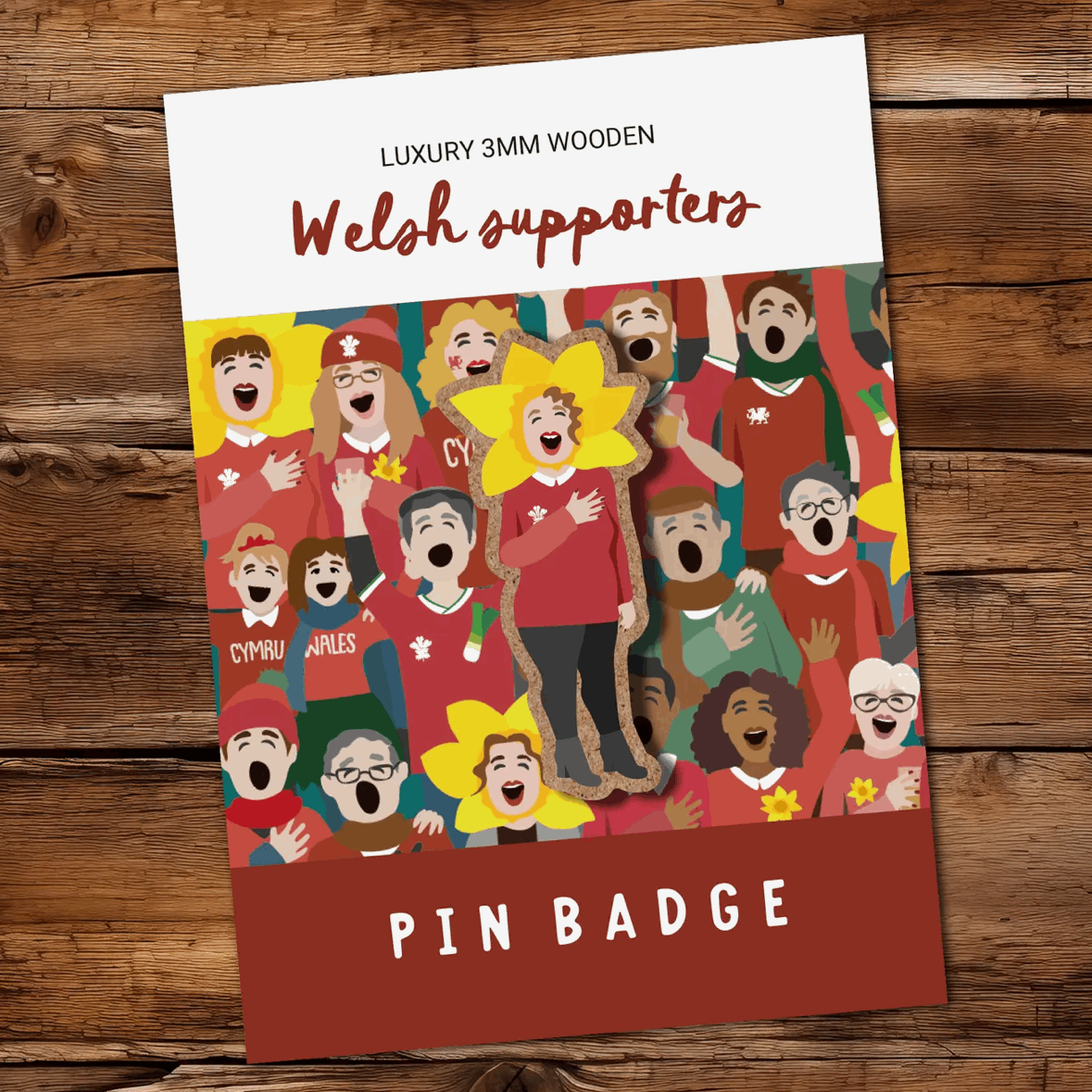 Wesh supporter pin badge