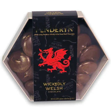 Wickedly Welsh Penderyn chocolate puddles | Gifts of Wales