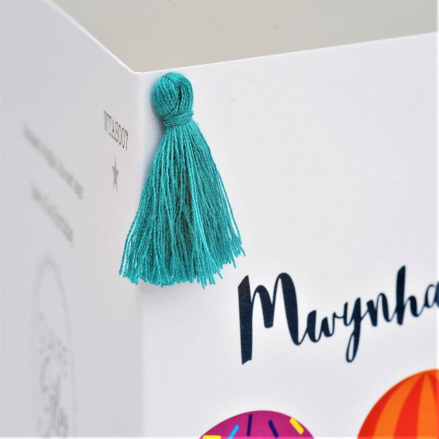 Welsh Birthday Card, Penblwydd Hapus, Ice Pops Cool Birthday, Tassel Embellished - Gifts of Wales