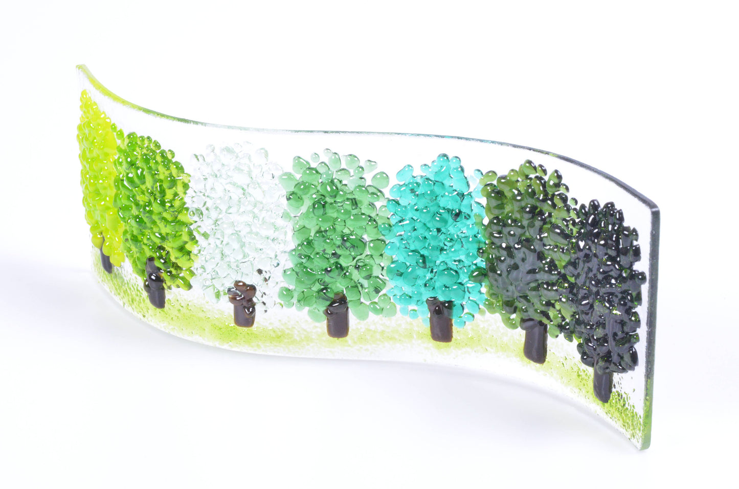 Green tree glass