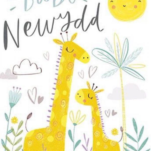 Welsh new baby card