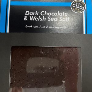 Dark chocolate with sea salt