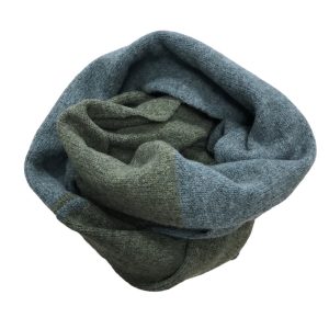 Caspian and olive infinity scarf