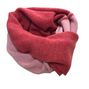 Rose and blush infinity scarf