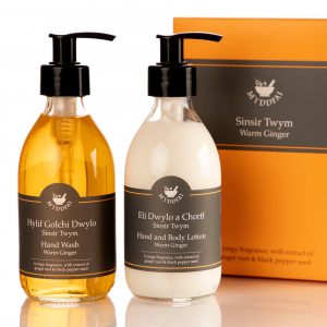 Warm ginger hand care giftset