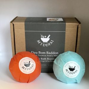 Myddfai gift box of bath bombs